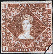 Reine Victoria 1853 - Timbre du Canada