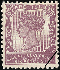 Reine Victoria 1861 - Timbre du Canada