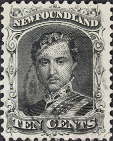 Timbre de 1865 - Prince Albert - Timbre du Canada