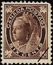Reine Victoria  1897 - Timbre du Canada