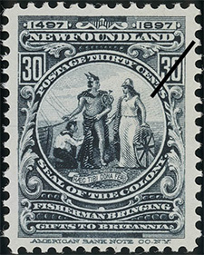 Sceau de la colonie 1897 - Timbre du Canada