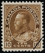 Roi Georges V 1925 - Timbre du Canada