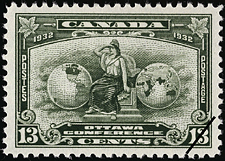 Allégorie impériale  1932 - Timbre du Canada