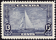 Britannia  1935 - Timbre du Canada