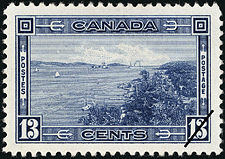 Port d'Halifax 1938 - Timbre du Canada