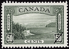 Port de Vancouver 1938 - Timbre du Canada
