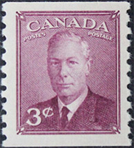Roi Georges VI 1950 - Timbre du Canada