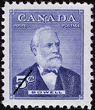 Timbre de 1954 - Bowell - Timbre du Canada
