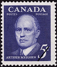 Arthur Meighen 1961 - Timbre du Canada