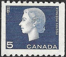 Timbre de 1962 - Reine Elizabeth II - Timbre du Canada