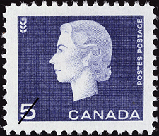 Reine Elizabeth II 1962 - Timbre du Canada