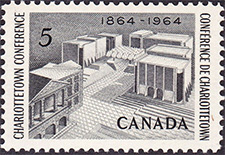 Conférence de Charlottetown 1964 - Timbre du Canada