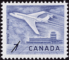 Avion à réaction 1964 - Timbre du Canada