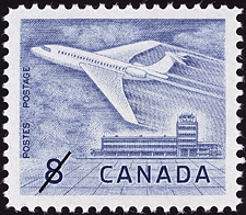 Avion à réaction 1964 - Timbre du Canada