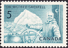 Timbre de 1965 - Wilfred Grenfell - Timbre du Canada