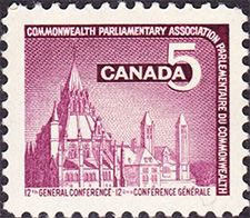 Timbre de 1966 - Association parlementaire du Commonwealth - Timbre du Canada