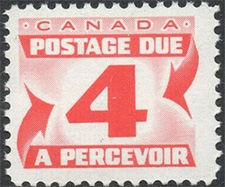 Timbre-taxe 1967 - Timbre du Canada