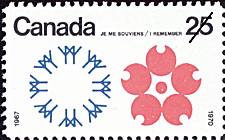 Je me souviens, 1967, 1970 1970 - Timbre du Canada