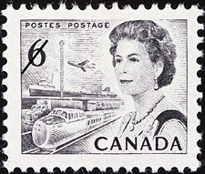 Reine Elizabeth II 1970 - Timbre du Canada