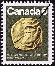 Sir Donald Alexander Smith, 1820-1914 1970 - Timbre du Canada