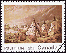 Paul Kane, peintre 1971 - Timbre du Canada