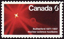 Rutherford, 1871-1937, Science nucléaire 1971 - Timbre du Canada