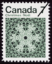 Flocon de neige 1971 - Timbre du Canada