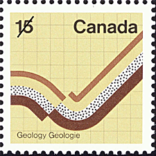Géologie 1972 - Timbre du Canada