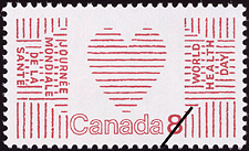 Journée mondiale de la santé 1972 - Timbre du Canada