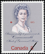Réunion des chefs de gouvernement du Commonwealth, 1973 1973 - Timbre du Canada