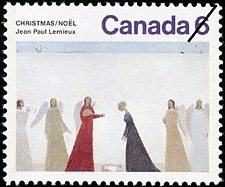 Timbre de 1974 - Nativité - Timbre du Canada