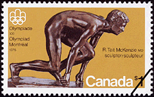Le coureur 1975 - Timbre du Canada