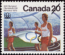 La cérémonie d'ouverture 1976 - Timbre du Canada