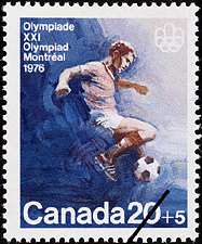 Le football 1976 - Timbre du Canada