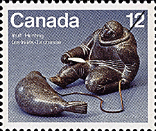Chasseur de phoque 1977 - Timbre du Canada