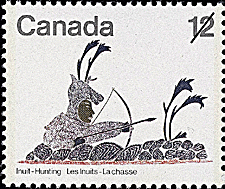 Archer déguisé 1977 - Timbre du Canada