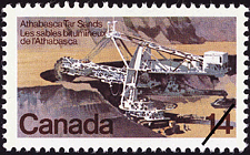 Les sables bitumineux de l'Athabasca 1978 - Timbre du Canada