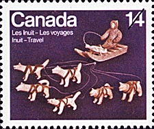 Traîneau 1978 - Timbre du Canada