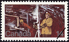 Les mines d'argent de Cobalt 1978 - Timbre du Canada