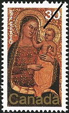 La Vierge et l'Enfant en majesté 1978 - Timbre du Canada