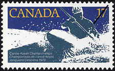 Championnats de canoë-kayak, Jonquière / Desbiens, 1979 1979 - Timbre du Canada