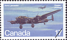 Avro Lancaster 1980 - Timbre du Canada