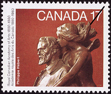 Louis-Philippe Hébert, L'inspiration 1980 - Timbre du Canada