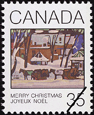 Le poste de taxi de McGill 1980 - Timbre du Canada