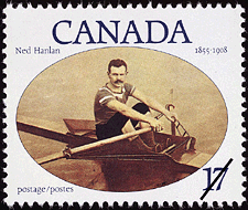Ned Hanlan, 1855-1908 1980 - Timbre du Canada
