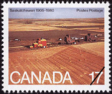 Saskatchewan, 1905-1980 1980 - Timbre du Canada