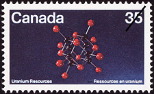 Ressources en uranium 1980 - Timbre du Canada