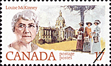 Louise McKinney 1981 - Timbre du Canada
