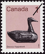 Timbre de 1982 - Appelant - Timbre du Canada