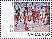 Manitoba, La maison du docteur Snyder 1982 - Timbre du Canada